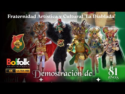 Recorrido de Aniversario de la Fraternidad Artística y Cultural “La Diablada”